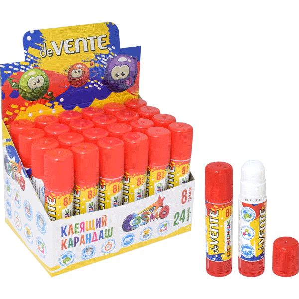 Клей-карандаш 8 г, PVA основа, вр. фикс. 1-2 мин., deVENTE Cosmo