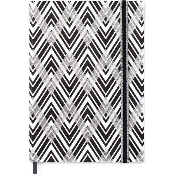 Ежедневник недатированный, А5, 160 л., 70 г/м², интегр. перепл., и/к, резинка, ESCALADA Пристин