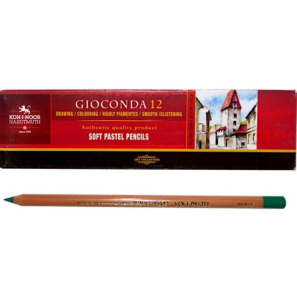 Пастель сухая в карандаше KOH-I-NOOR Gioconda Soft Pastel, хром зеленый темный, 4.2 мм Акция!