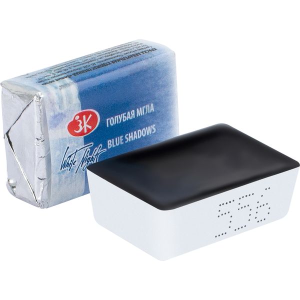 Краска акварельная БЕЛЫЕ НОЧИ, голубая мгла (G), кювета 2.5 мл Акция!