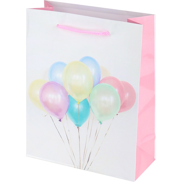 Пакет подарочный, 11.5*14.5*6 см, мел. бумага 128 г/м², глянц., Optima Нежные шары Акция!
