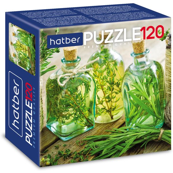 Пазл 120 элементов. Hatber Premium_Ароматные травы, 150*150 мм Акция!