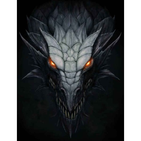 Скетчбук А5, на склейке, 48 л., Lux cream блок 70 г/м², MILAND Дракон  Акция!