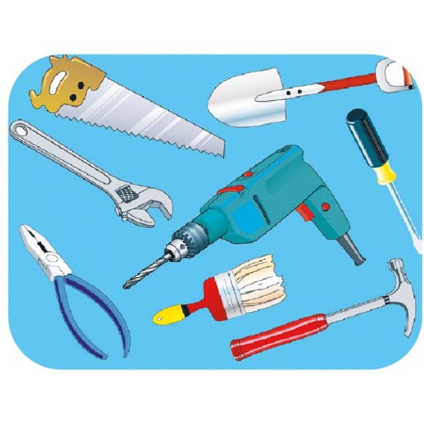 Трафарет-раскраска ИНСТРУМЕНТЫ Акция!