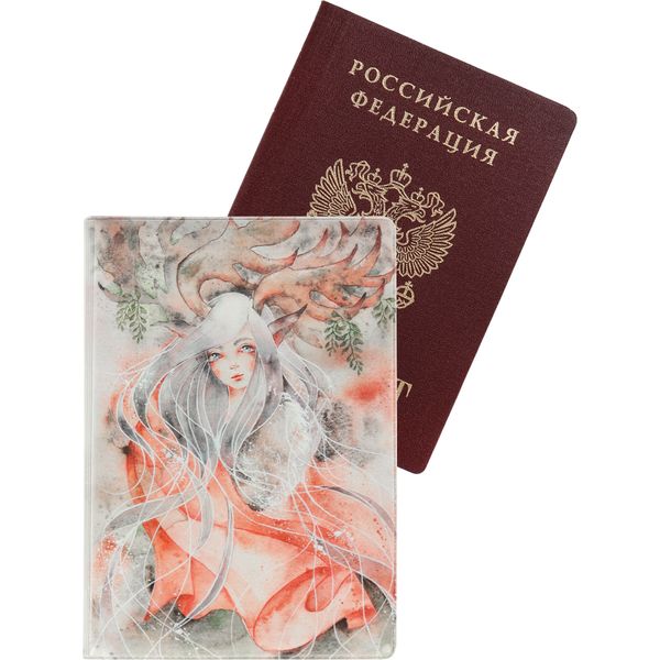 Обложка для паспорта PVC slim, MILAND Лесная фея  Акция!