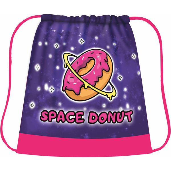 Сумка для сменной обуви ПЧЕЛКА Космический пончик, 42*34 см Акция!