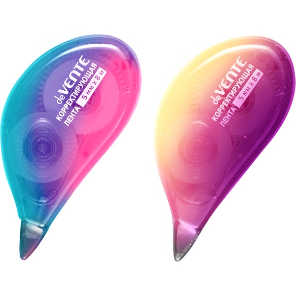 Лента корректирующая 5 мм* 8 м, фронт. аппликатор, п/п корпус, deVENTE Degrade_2 дизайна