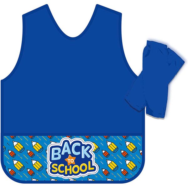 Фартук-накидка для труда + нарукавники ПЧЕЛКА Back to school, 57*41 см, карман с рис., водоот. ткань Фартук-накидка для труда + нарукавники ПЧЕЛКА Back to school, 57*41 см, карман с рис., водоот. ткань
