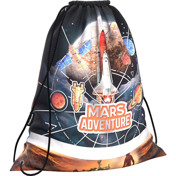 Сумка для сменной обуви ErichKrause Mars Adventure, 44*36.5 см, светоотраж. эл-ты Сумка для сменной обуви ErichKrause Mars Adventure, 44*36.5 см, светоотраж. эл-ты