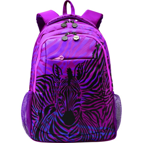 Рюкзак ученический GRIZZLY Зебра, 41*29*22 см, 20 л, 690 г, 2 отд., эрг. спинка