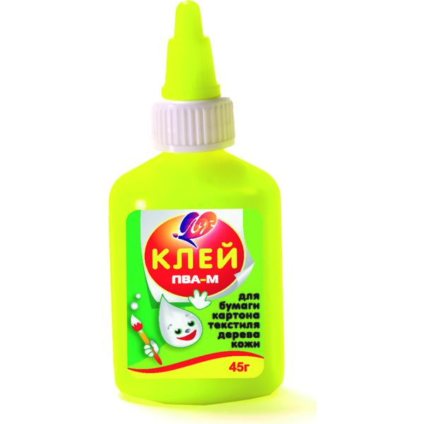 Клей ПВА-М, 45 г, дозатор, ЛУЧ