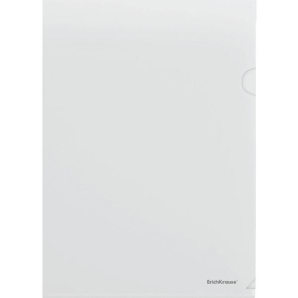 Папка-уголок А4, PP 160 мкм, полупрозр., "глянец", ErichKrause Glossy Clear