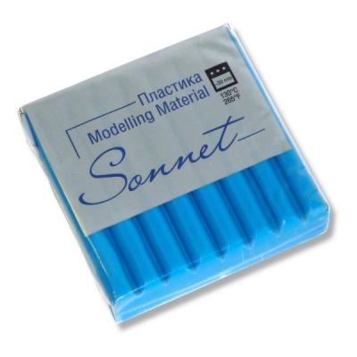 Пластика (полимерная глина) СОНЕТ, запекаемая, 56 г, бирюзовая Акция!