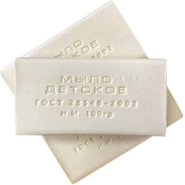 Мыло туалетное ММК Детское, 100 г, без обертки Мыло туалетное ММК Детское, 100 г, без обертки