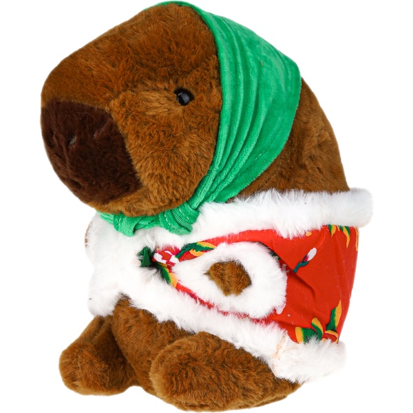 Игрушка мягкая Капибара в платочке, 20*15 см Акция!