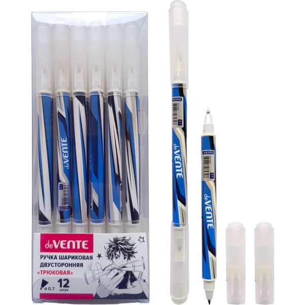 Ручка шариковая "трюковая", синяя, 0.7 мм, deVENTE Juggler (для пенспининга) ()акционный товар)