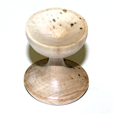 Заготовка для декорирования "Подставка для пасхального яйца", деревянная, h=35 мм, Ø30 мм (1 шт.)