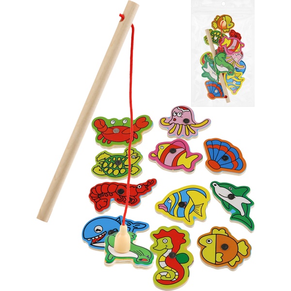 Набор игровой Рыбалка , деревянная , 11*17 см    Акция!