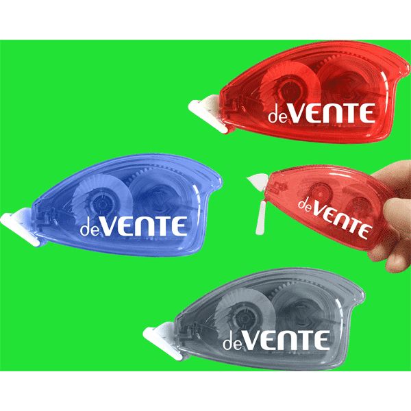 Лента корректирующая 5 мм* 10 м, фронт. аппликатор, п/п корпус, deVENTE One touch_3 дизайна