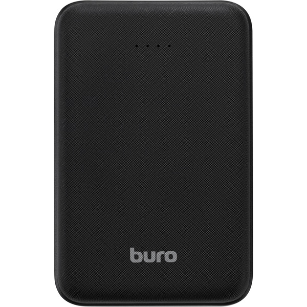Аккумулятор портативный (Power Bank) Li-Pol BURO, 10000 мAч, 2*USB по 2 А, 10W, черный Аккумулятор портативный (Power Bank) Li-Pol BURO, 10000 мAч, 2*USB по 2 А, 10W, черный