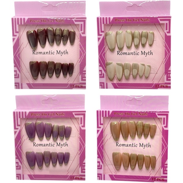 Типсы с дизайном: перламутровые, сердечки, в к/к