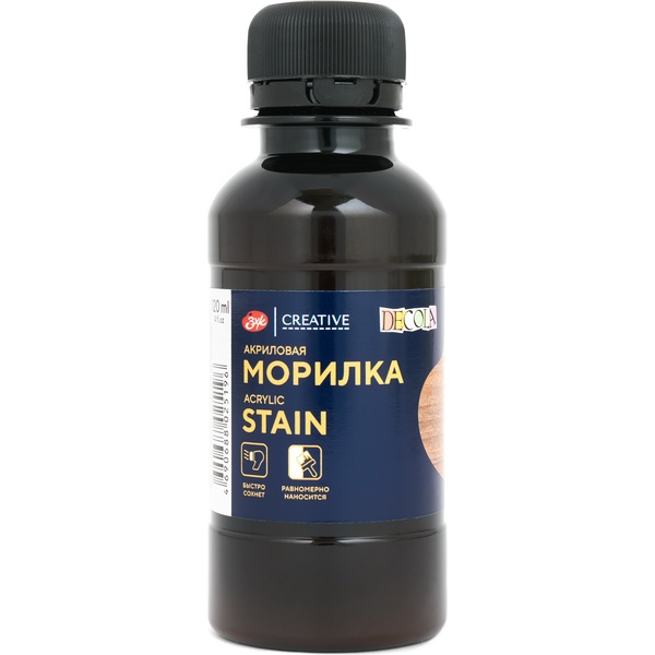 Морилка акриловая DECOLA Грецкий орех, 120 мл Акция!