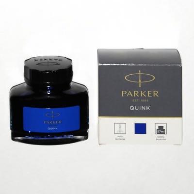 Чернила для перьевых ручек, флакон (стекло) 57 мл, синие, Parker Bottle Quink Z13 Чернила для перьевых ручек, флакон (стекло) 57 мл, синие, Parker Bottle Quink Z13