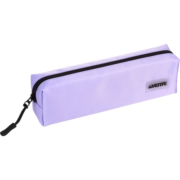 Пенал 1 отд., на молнии, 210*60*40 мм, нейлон, каучук. апплик., deVENTE Color Balance_сиреневый