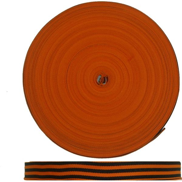 Лента георгиевская 34 (± 1) мм * 100 м