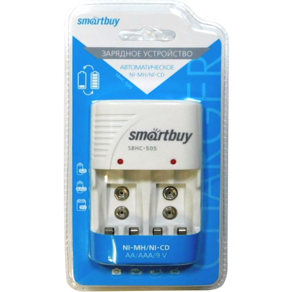 ЗУ для Ni-Mh/Ni-Cd аккумуляторов Smartbuy 505 автоматическое ЗУ для Ni-Mh/Ni-Cd аккумуляторов Smartbuy 505 автоматическое