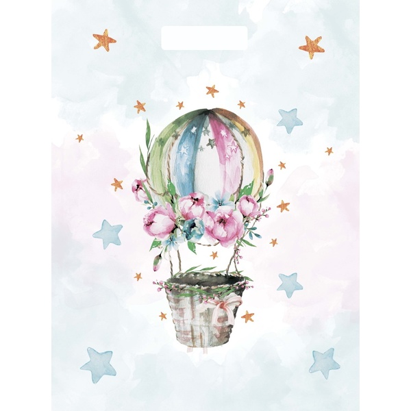 Пакет с вырубной ручкой, 48*37 см, полиэтилен 50 мкм, Легкость