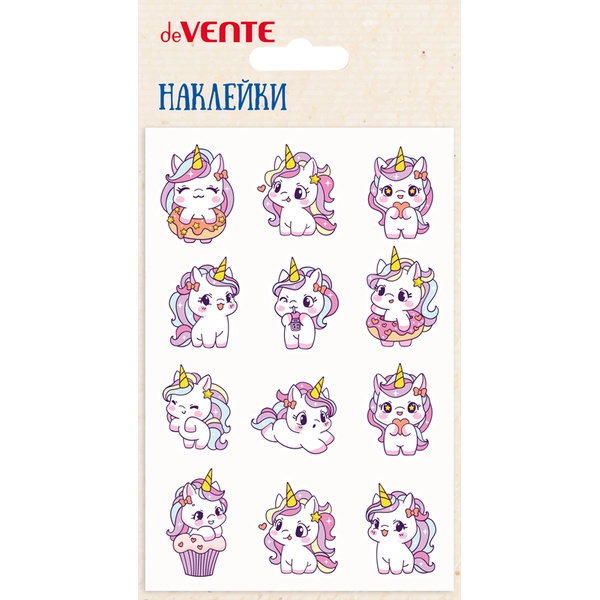 Наклейки А6. deVENTE Unicorn pony