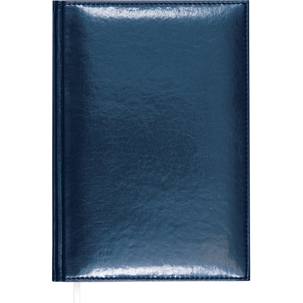 Блокнот в твердом переплете А5, 80 л., 70 г/м², клетка, и/к, поролон, ляссе, Attomex Visa_темно-синий  Акция!