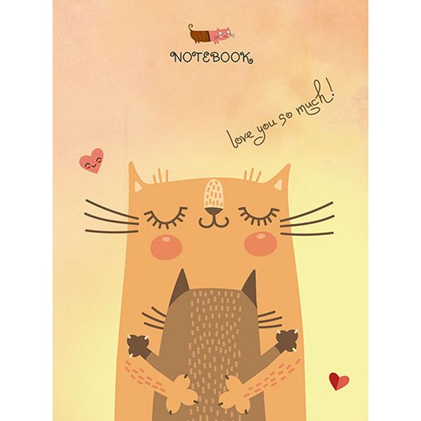 Книга алфавитная А6, 64 л., клетка, PLANOGRAF Любовь, 7БЦ, в/лак, блестки