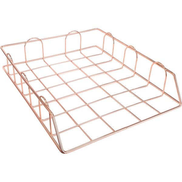 Лоток горизонтальный, 1 уровень, металлический, розовое золото, deVENTE АКЦИЯ!!!