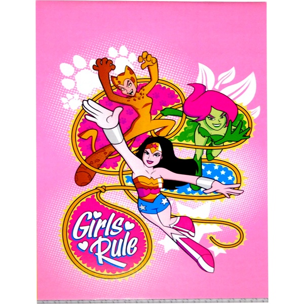 Блокнот на скобе А6, 40 л., клетка, 60 г/м2, УПД Action! DC COMICS_4 дизайна   Акция!