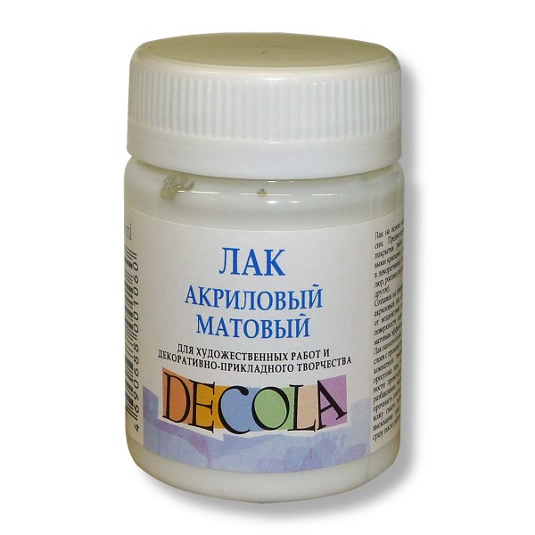 Лак акриловый матовый DECOLA 50 мл