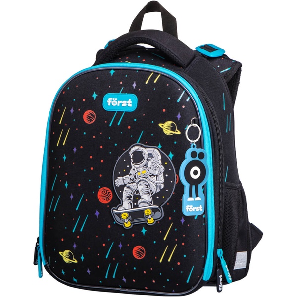 Рюкзак ученический FORST F-TOP Outer space, 38*28*14 см, 15 л, 500 г, 2 отд., 2 карм., эрг. спинка  Акция!