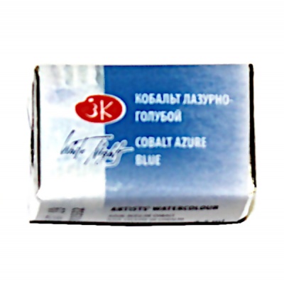 Краска акварельная БЕЛЫЕ НОЧИ, кобальт лазурно-голубой (G), кювета 2.5 мл Акция!
