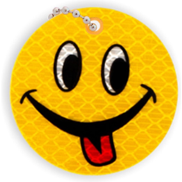 Подвеска светоотражающая Смайл, Ø 50 мм