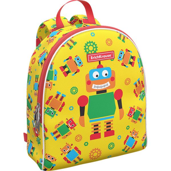 Рюкзак мини ErichKrause EasyLine Mini 5L_Kind Robot, 25*22*11 см, 105 г, 1 отд.