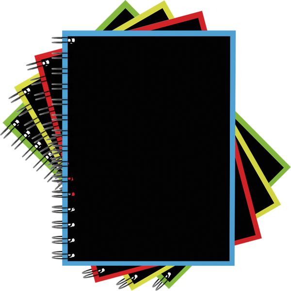 Тетрадь А5, клетка, 120 л., на гребне, 60 г/м², глянц. лам, тисн. "лен", ErichKrause Accent_4 дизайна