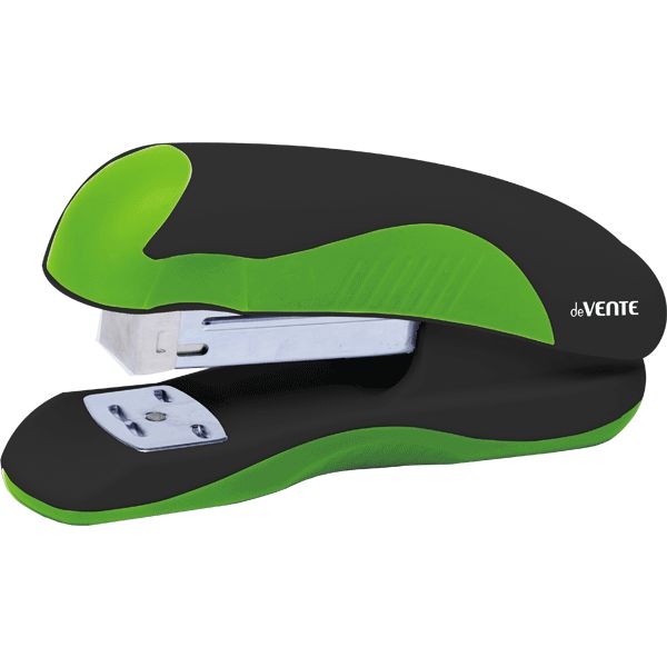 Степлер № 10, до 12 л., с антистеплером, deVENTE Monochrome_зеленый