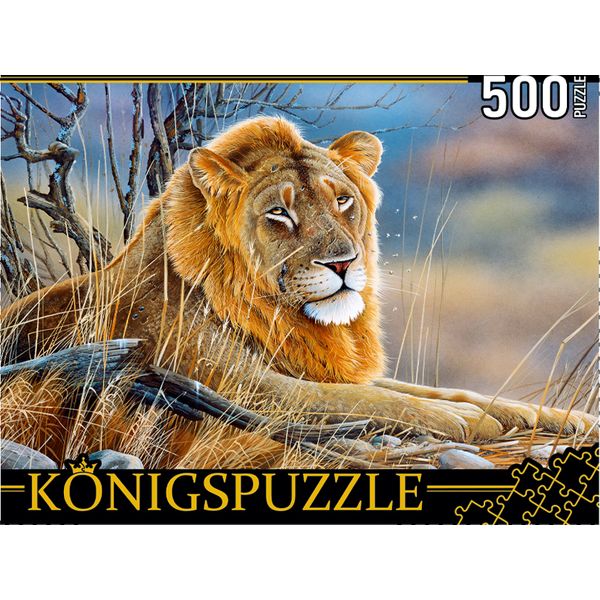 Пазл 500 элементов. Konigspuzzle Веннинг Я._Лев, 480*330 мм Пазл 500 элементов. Konigspuzzle Веннинг Я._Лев, 480*330 мм