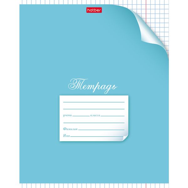 Тетрадь А5, крупная клетка, 24 л., на скобе, 60 г/м², мел. картон, Hatbe(акционный товар) Тетрадь А5, крупная клетка, 24 л., на скобе, 60 г/м², мел. картон, Hatbe(акционный товар)