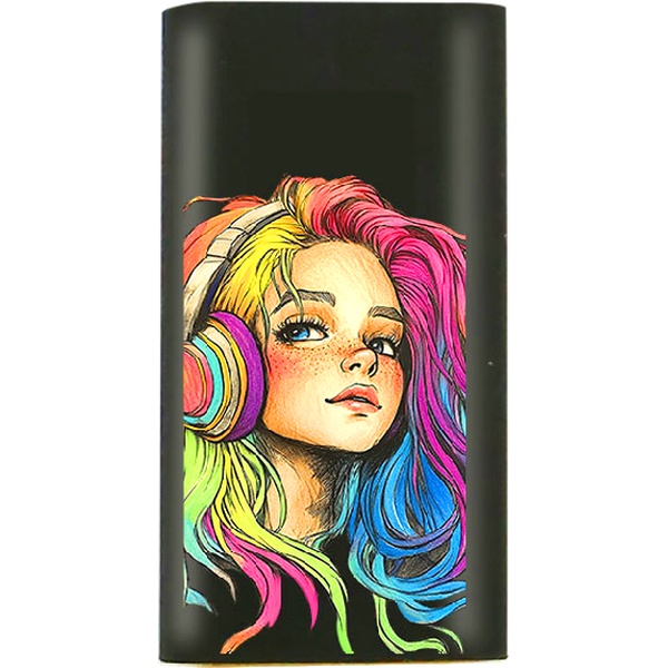 Ластик ЛУЧ Л4, TPR, прямоугольный, 46*25*9, черный с рис., 4 дизайна