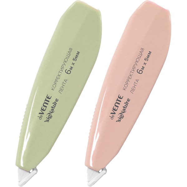 Лента корректирующая 5 мм* 6 м, фронт. аппликатор, непр. корпус, deVENTE sigNATURE_2 дизайна