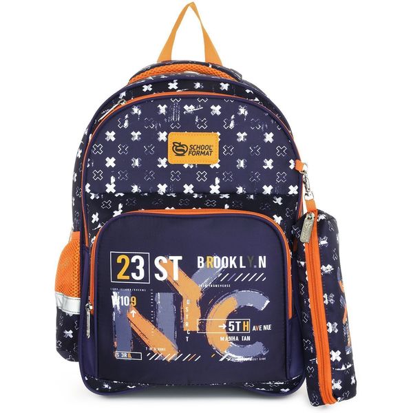 Рюкзак ученический Schoolformat Soft 2+. Graffiti, 41*29*14 см, 17 л., 2 отд, эрг. спинка, пенал Рюкзак ученический Schoolformat Soft 2+. Graffiti, 41*29*14 см, 17 л., 2 отд, эрг. спинка, пенал