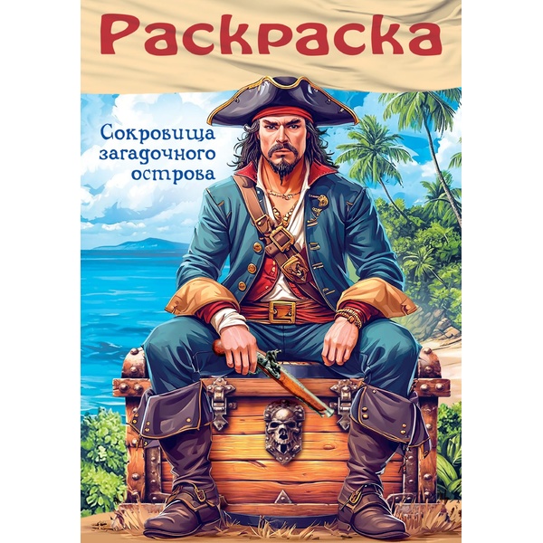 Раскраска-книжка 8 л., А4  Для мальчиков
