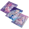 Обложка для тетради, 215*346 мм, PVC 70 мкм, голограф. печать, ФЕНИКС+ Принцессы (3 шт.) Акция!